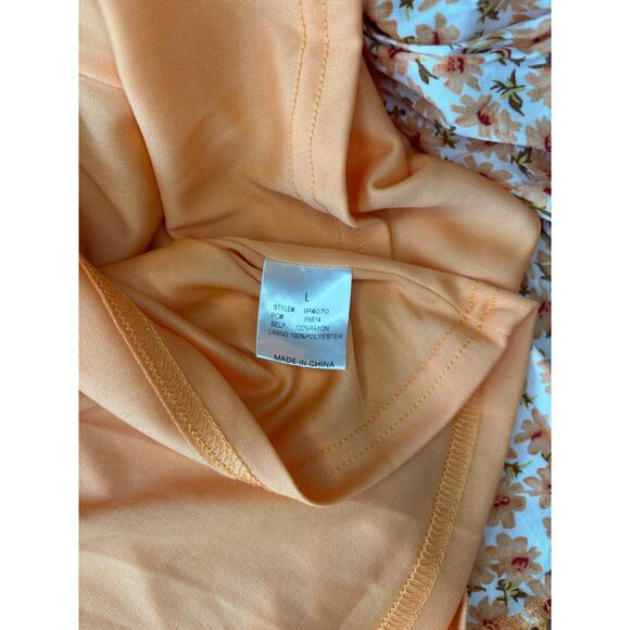 NWT Bibi Summer Floral Dress - Size Large - Lightweight & Breezy - Picture 7 of 7